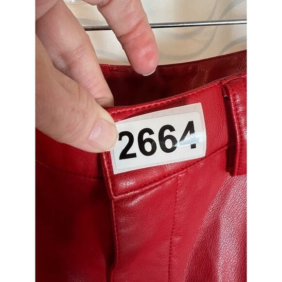 WAYF Small Faux Leather Pants NWT - Picture 9 of 9